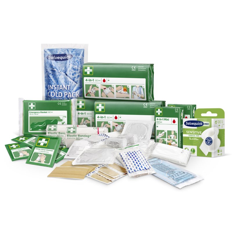 CEDERROTH navulset voor EHBO-koffer DIN 13157, navulproducten, inhoud volgens DIN 13157